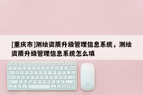 [重庆市]测绘资质升级管理信息系统，测绘资质升级管理信息系统怎么填