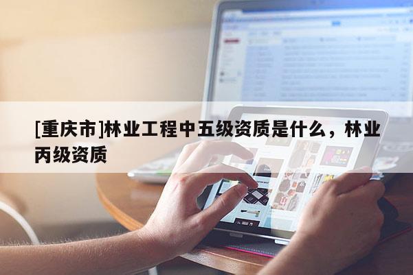 [重庆市]林业工程中五级资质是什么，林业丙级资质