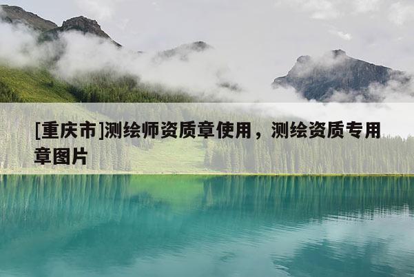 [重庆市]测绘师资质章使用，测绘资质专用章图片