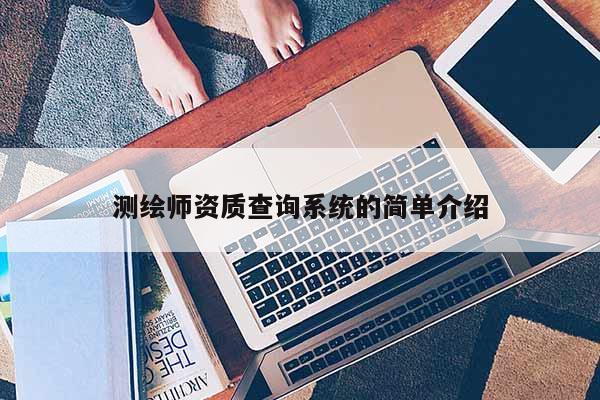 测绘师资质查询系统的简单介绍