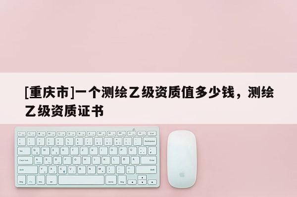 [重庆市]一个测绘乙级资质值多少钱，测绘乙级资质证书