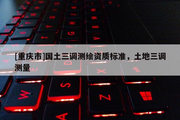 [重庆市]国土三调测绘资质标准，土地三调测量